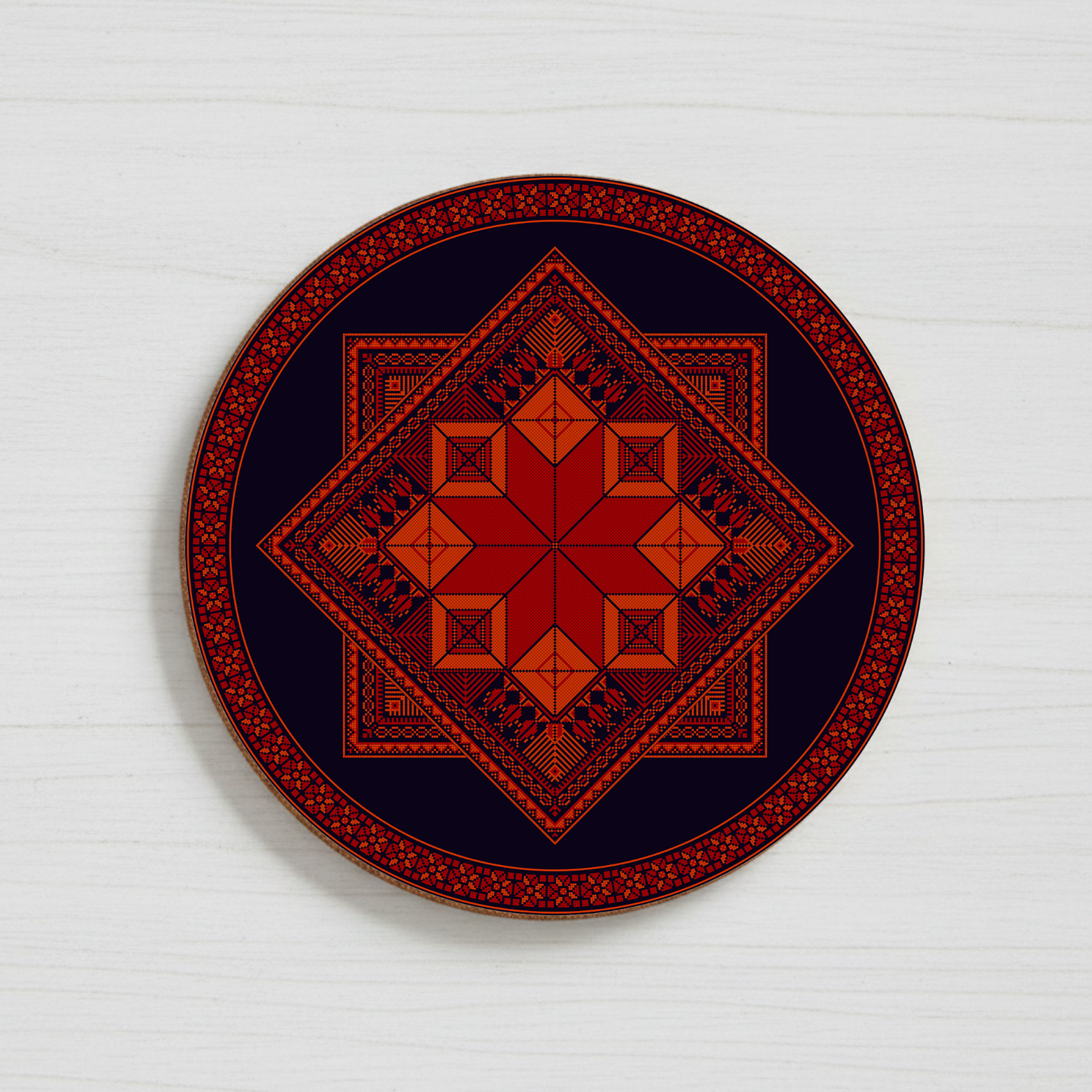 Round Ceramic Coaster