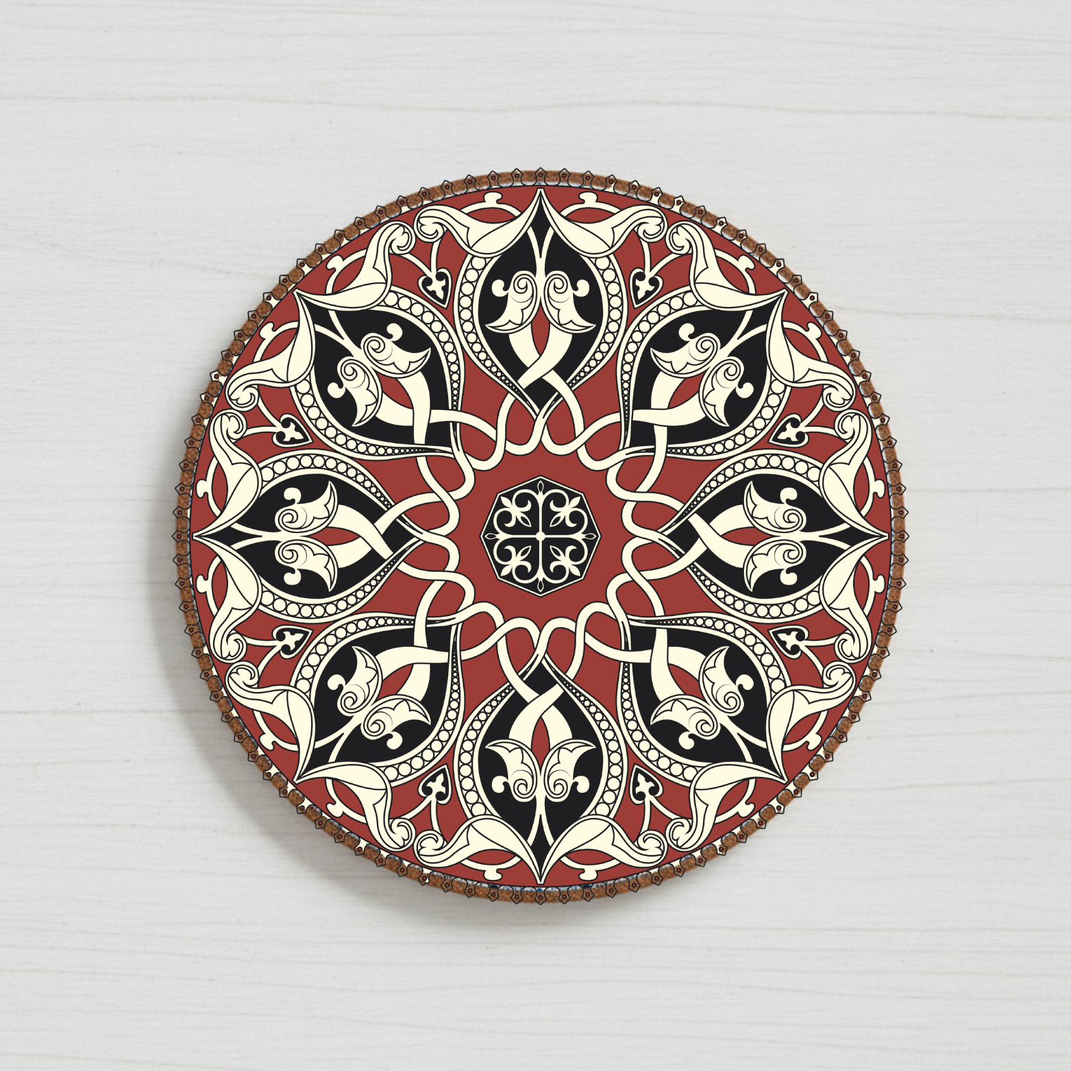 Round Ceramic Coaster