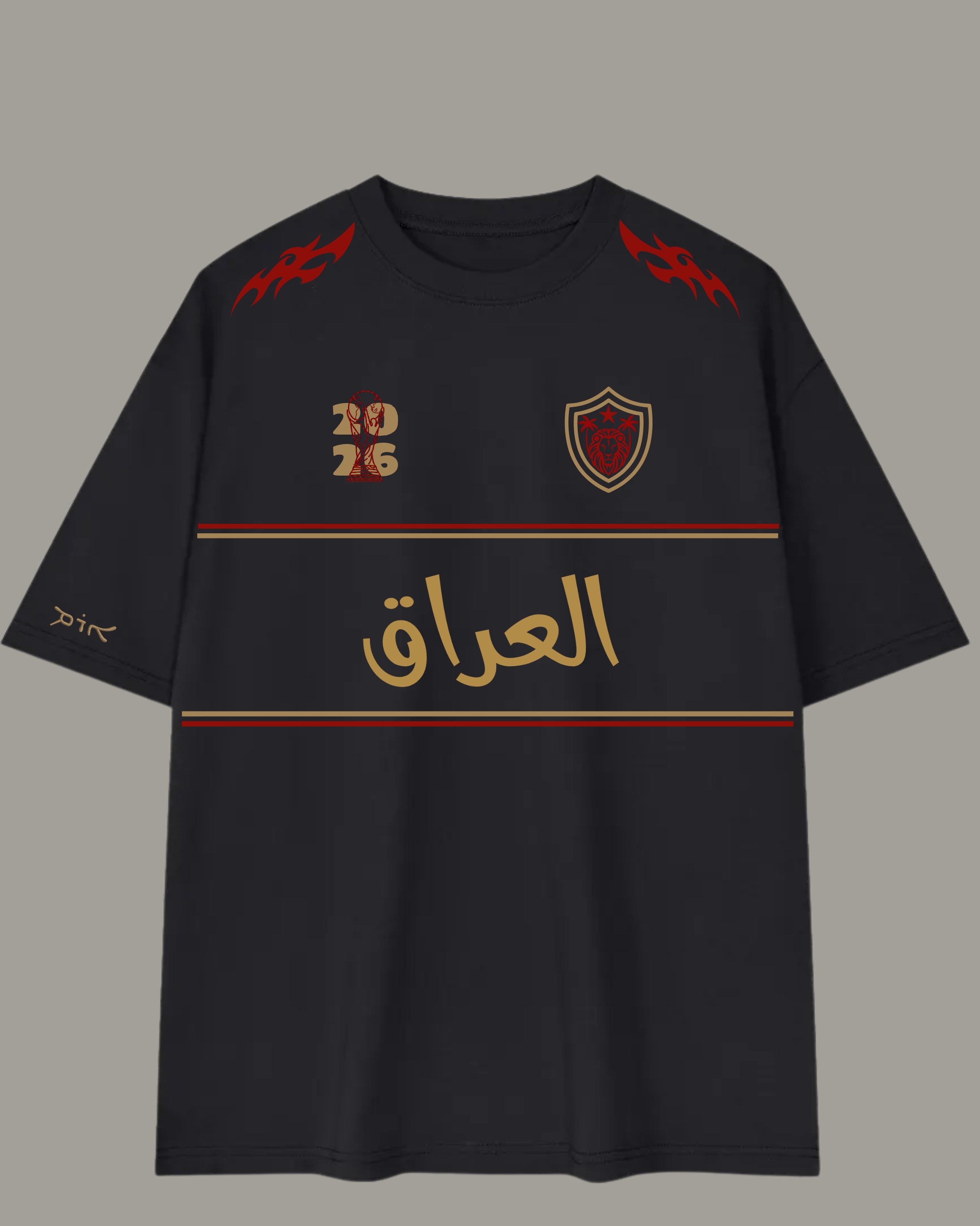 Iraq Black Jersey Shirt