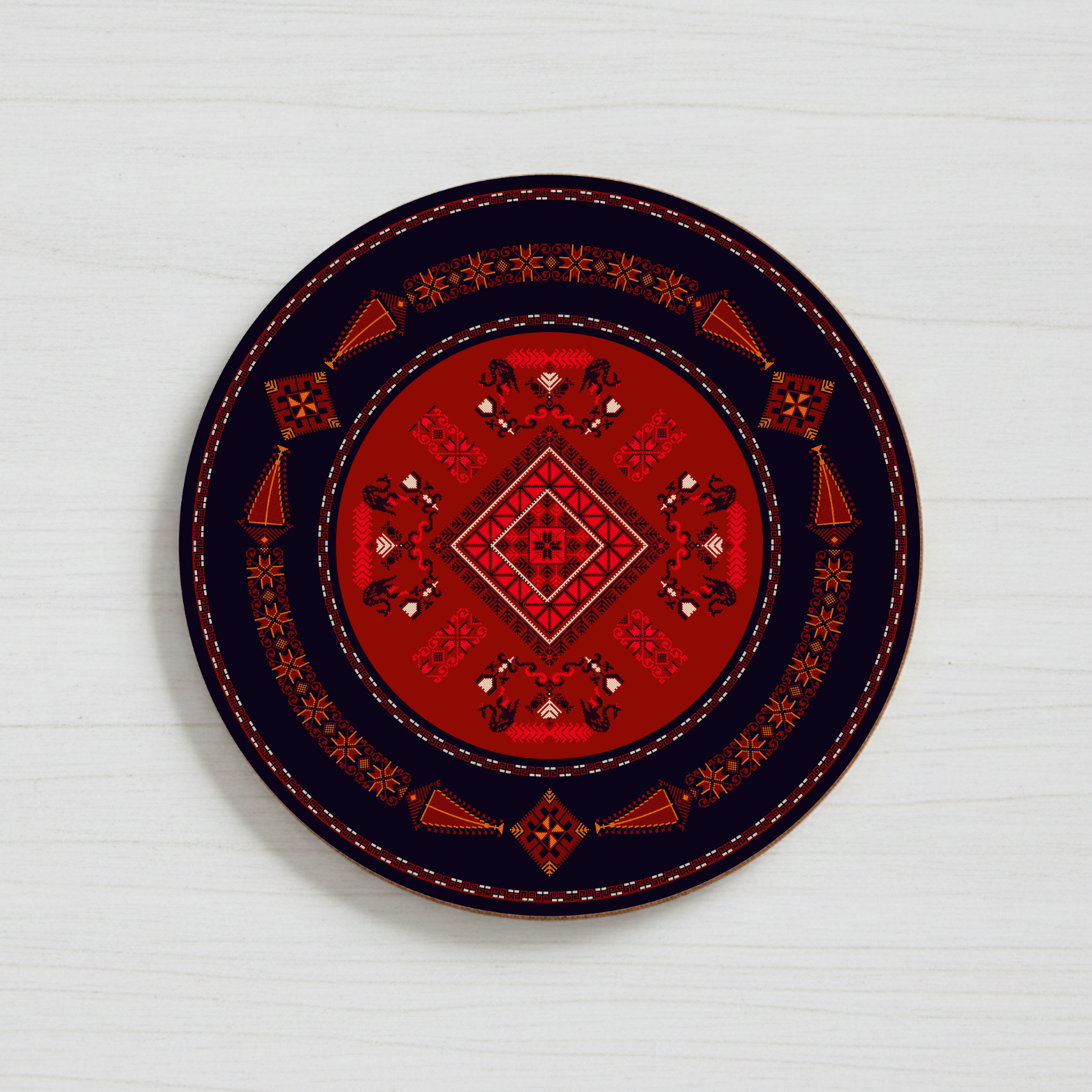 Round Ceramic Coaster