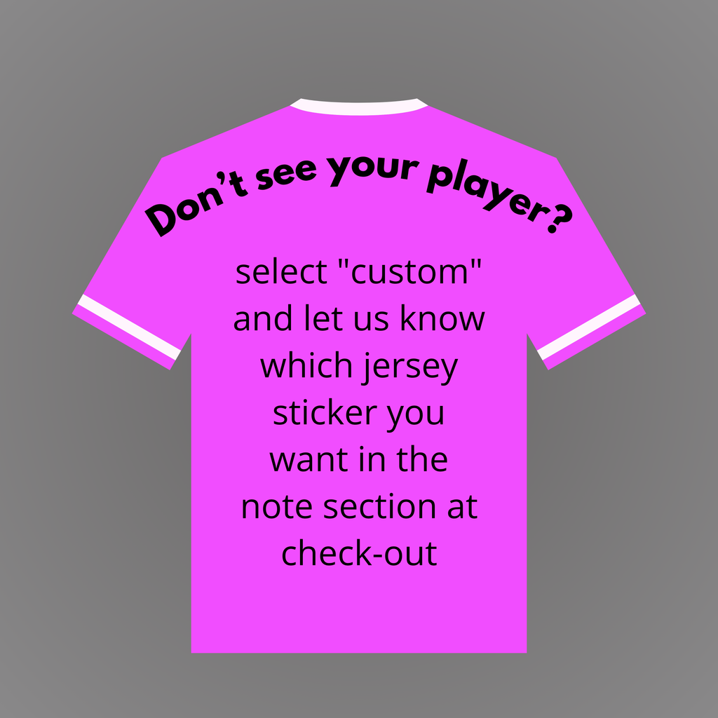 Soccer Jersey Sticker