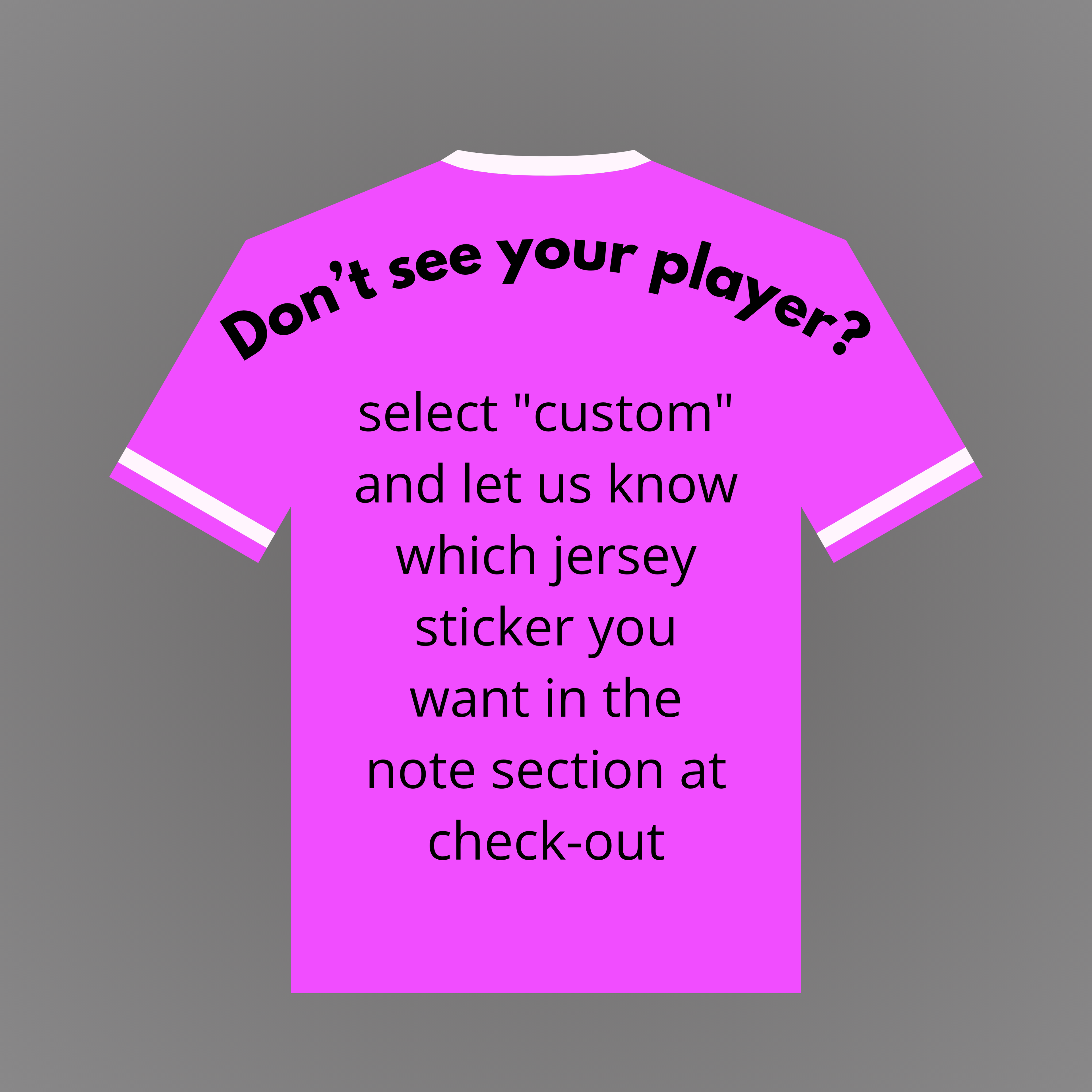 Soccer Jersey Sticker