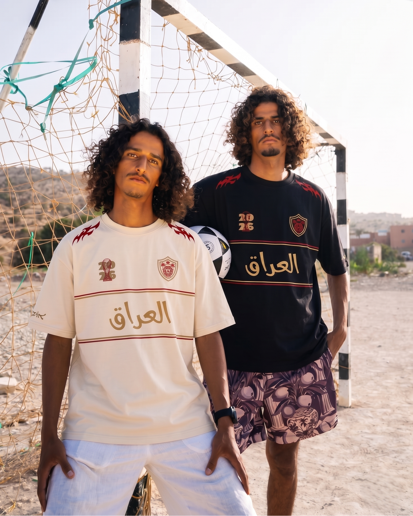 Iraq Black Jersey Shirt