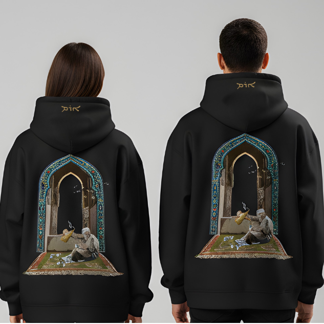 Qahwa Hoodie Blue