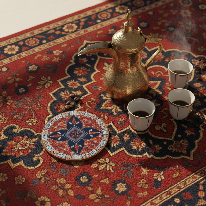 Round Ceramic Coaster