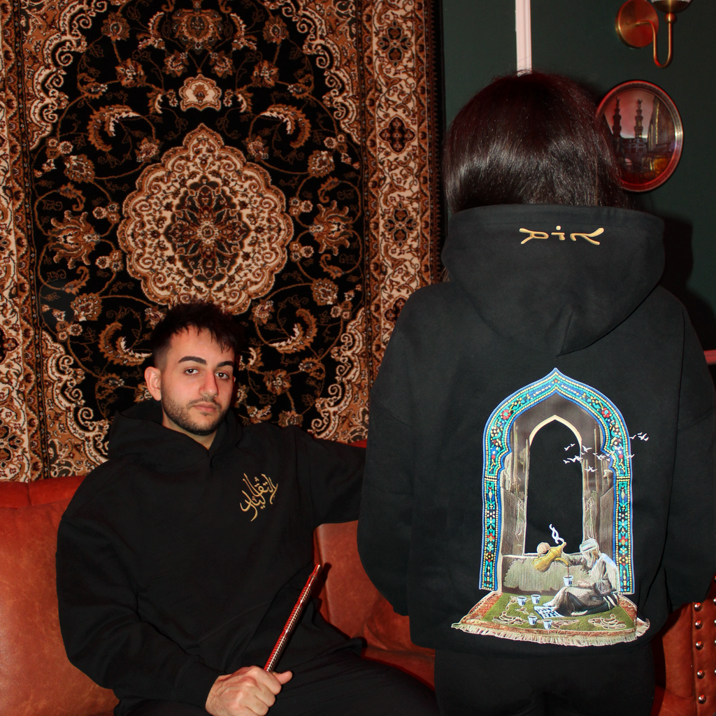 Qahwa Hoodie Blue
