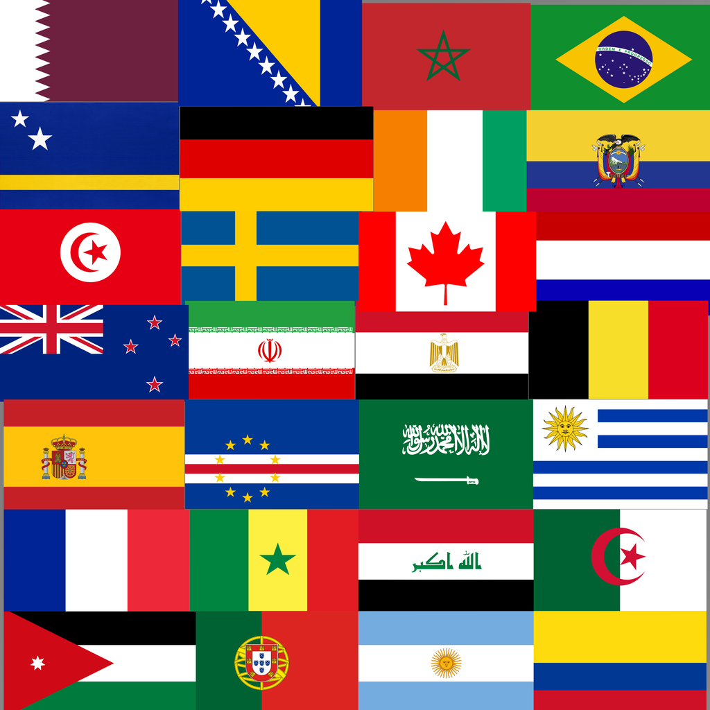 Country Flag Sticker